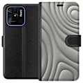 Pikkukuva 1 / 3: Xiaomi Redmi 10C Lompakkokotelo Hopea-aallot