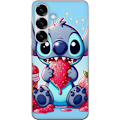 Pikkukuva 1 / 3: Samsung Galaxy S25 Läpinäkyvä kuori Strawberry Stitch