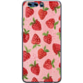 Miniatyrbillede 1 af 3: Huawei P10 Gennemsigtig cover Jordbærdrømme - Retro-stil jordbærmønster