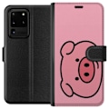 Pikkukuva 1 / 3: Samsung Galaxy S20 Ultra Lompakkokotelo Kawaii Piggy