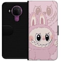 Pikkukuva 1 / 3: Nokia 5.4 Lompakkokotelo Labubu Floral Freak