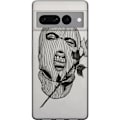 Pikkukuva 1 / 3: Google Pixel 7 Pro Läpinäkyvä kuori Hiihtomaski Ros Katutyö Muotoilu Graafinen Kuvio Jännitys Kaupunkityyli Katutaidetta Naamiaiset Symboli