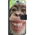 Miniatyrbillede 3 af 3: OnePlus 8 Pro Tegnebogsetui Chimp Selfie Rolig Grafisk Design Abe Dyremotiv Trendy Sjovt Motiv Populært Urban Kunst Stil