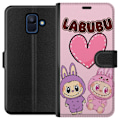 Miniatyrbillede 1 af 3: Samsung Galaxy A6 (2018) Tegnebogsetui Labubu Pink Monster