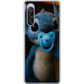 Pikkukuva 1 / 3: Sony Xperia 10 V Läpinäkyvä kuori Stitch & Napp - vauvateema söpöllä hahmolla