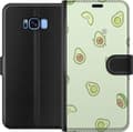 Kompatibel Tegnebogsetui til Samsung Galaxy S8 Avocado Mønster