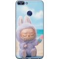 Miniatyrbillede 1 af 3: Huawei P smart Gennemsigtig cover Labubu Lyserød Stemning