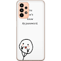 Miniatyrbild 1 av 3: Samsung Galaxy A23 5G Genomskinligt Skal You Don’t Know My Password – edgy textmotiv med attityd