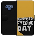 Pikkukuva 1 / 3: Samsung Galaxy Note9 Lompakkokotelo Another Day Tekstimotiivi Huumori Katumuoti Graafinen Rohkea Tyyli Suosittu Elämäntapa Kaupunkimuoti Design