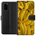 Miniatyrbillede 1 af 3: Samsung Galaxy S20+ Tegnebogsetui Banan mønster
