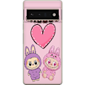 Pikkukuva 1 / 3: Google Pixel 6 Pro Läpinäkyvä kuori Labubu Pink Monster