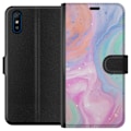 Miniatyrbillede 1 af 3: Xiaomi Redmi 9A Tegnebogsetui Pastelmarmor
