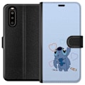 Miniatyrbillede 1 af 3: Sony Xperia 10 II Tegnebogsetui Stitch Hjerter