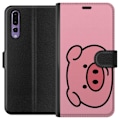 Pikkukuva 1 / 3: Huawei P20 Pro Lompakkokotelo Kawaii Piggy