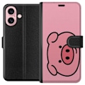 Pikkukuva 1 / 3: Apple iPhone 16 Lompakkokotelo Kawaii Piggy