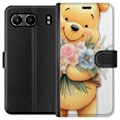 Miniatyrbillede 1 af 3: OnePlus Nord 4 Tegnebogsetui Nalle Puh med blomster - klassisk børnefavorit i en blomstrende forårs miljø