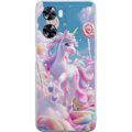 Pikkukuva 1 / 3: OnePlus Nord N20 SE Läpinäkyvä kuori Yksisarvinen Candy Pastel Kawaii Suunnittelu Söpö Suosittu Väri Graafinen Trendi Lapsen Teema Fantasia Taid