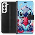 Pikkukuva 1 / 3: Samsung Galaxy S22+ 5G Lompakkokotelo Strawberry Stitch