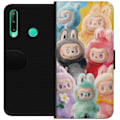 Miniatyrbild 1 av 3: Huawei P40 lite E Plånboksfodral Labubu Sketch Style – Handritat monster i tusch