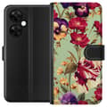 Kompatibel Tegnebogsetui til OnePlus Nord CE3 Grøn blomsterdrøm grøn