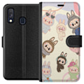 Miniatyrbild 1 av 3: Samsung Galaxy A40 Plånboksfodral Labubu Pop Mart Kollektion Motiv Figur Samling Design Populärt Art Toy Pop Mart Kreativ Grafiskt
