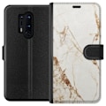 Miniatyrbillede 1 af 3: OnePlus 8 Pro Tegnebogsetui Hvid marmor