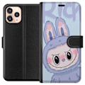 Miniatyrbillede 1 af 3: Apple iPhone 11 Pro Tegnebogsetui Blå Kanin Labubu