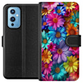 Miniatyrbild 1 av 3: OnePlus 9 Plånboksfodral Gerbera Blommor Färgglad Dekor Blommotiv Populärt Heminredning Färg Rik Väggkonst Design