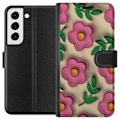 Miniatyrbillede 1 af 3: Samsung Galaxy S22+ 5G Tegnebogsetui Boblende Blomster
