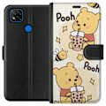 Miniatyrbillede 1 af 3: Xiaomi Redmi 9C Tegnebogsetui Nalle Pooh-stil - klassisk bjør