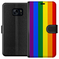 Miniatyrbillede 1 af 3: Samsung Galaxy S7 Tegnebogsetui Pride Flagga