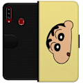 Miniatyrbillede 1 af 3: Samsung Galaxy A20s Tegnebogsetui Peeking Shinchan