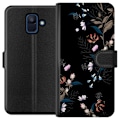 Miniatyrbillede 1 af 3: Samsung Galaxy A6 (2018) Tegnebogsetui Blomster