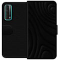 Miniatyrbillede 1 af 3: Huawei P smart 2021 Tegnebogsetui Sorte Bølger