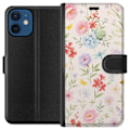 Miniatyrbillede 1 af 3: Apple iPhone 12  Tegnebogsetui Blomster