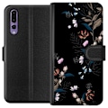 Miniatyrbillede 1 af 3: Huawei P20 Pro Tegnebogsetui Blomster