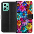 Pikkukuva 1 / 3: Xiaomi Redmi Note 12 Lompakkokotelo Gerbera Kukat Värikäs Koriste Kukka Motiivi Suosittu Kotisisustus Väririkas Seinätaide Suunnittelu