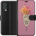 Kompatibelt Plånboksfodral till OnePlus Nord 2 5G Rosa bubbelcitat rosa