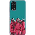 Pikkukuva 1 / 3: Xiaomi Redmi Note 11S Läpinäkyvä kuori Squid Game Hahmot Graafinen Suunnittelu Sarjakuvasarjan Hahmot Suosittu TV-Teema Aasialainen Tyyli Jännitt