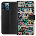Miniatyrbillede 1 af 3: Apple iPhone 12 Pro Max Tegnebogsetui Minecraft Kunst