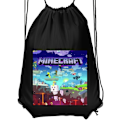 Miniatyrbillede 1 af 6: Gymnastikpose | Let Træningstaske til Voksne Minecraft sort Voksen
