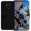 Pikkukuva 1 / 3: Xiaomi Redmi Note 9 Pro Lompakkokotelo Stitch-matkapuhelinkotelo, jossa on suloiset ystävyysmaalaukset.