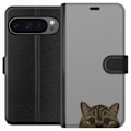 Miniatyrbilde 1 av 3: Google Pixel 9 Pro XL Lommeboketui Grå Kattblikk - stilren ka