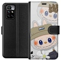 Pikkukuva 1 / 3: Xiaomi Redmi 10 Lompakkokotelo Labubu Minimal Mood - Yksinkertainen ja tyylikäs hirviösuunnittelu