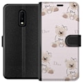 Miniatyrbillede 1 af 3: OnePlus 7 Tegnebogsetui Teddy Dior Vibes - luksuriøs bamse i