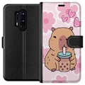 Pikkukuva 1 / 3: OnePlus 8 Pro Lompakkokotelo Kawaii Capybara Sydän Anime-tyyli Söpö Suunnittelu Eläinaihe TikTok Suosittu Lahja Tyttö