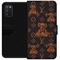 Miniatyrbillede 1 af 3: Samsung Galaxy A03s Tegnebogsetui Louis Vuitton Teddybjørn Mønster Luksus Mode Design Populært Motiv Mode Trend Luksuriøse Accessories