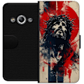 Miniatyrbillede 1 af 3: Samsung Galaxy Xcover 3 Tegnebogsetui Jesus med kors - kristen