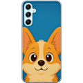Pikkukuva 1 / 3: Samsung Galaxy A34 Läpinäkyvä kuori Hello Corgi