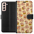 Pikkukuva 1 / 3: Samsung Galaxy S21 Lompakkokotelo Kawaii capybara puhelinkotelo useilla söpöillä hahmoilla
